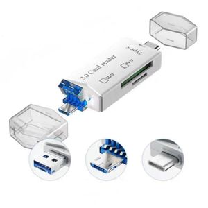 Lector <span class=keywords><strong>de</strong></span> Tarjetas Multifuncional con Gran Compatibilidad, <span class=keywords><strong>Lectura</strong></span> Estable, Función Plug and Play sin Necesidad <span class=keywords><strong>de</strong></span> Controladores - Product Image 1