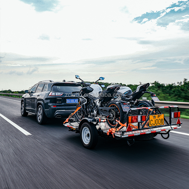 China Double Motorbike Trailer Folding Motorcycle