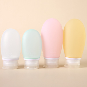 Bouteilles de voyage pour soins de la peau, 89 ml, en forme d'éventail, anti-fuite, avec couvercle rotatif pour adultes - Product Image 1