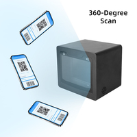 Lecteur de codes-barres de bureau MS-3100 1D/2D/QR, prend en charge la lecture OCR/MRZ pour les cartes d'identité, les passeports et les permis de conduire