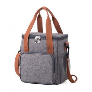 Oxford Student Grande Capacité Isolé Thermique Refroidisseur Boîte À Lunch Sac Pour Garder Frais De Refroidissement Au Chaud Avec Bandoulière - Product Image 3