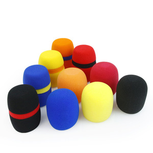 ที่คลุมฟองน้ำไมโครโฟนกันลมผ้าคอตตอนหนาป้องกันการตกป้องกันการตกกระแทกของ KTV - Product Image 4