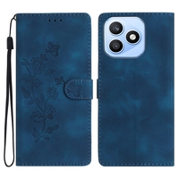 Étui portefeuille en cuir à motif floral pour Huawei P50 Pro P40 Lite P30 P20 P10 P Smart 2021 2020 Z Y7 2019 Prime Y5 2018 Y6 avec support rabattable