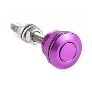 Cierres de capó miniatura de 25 mm y 30 mm con diseño de botón pulsador para modificación de coches de carreras con pestillo envolvente para capó - Product Image 4