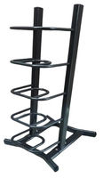 Support de rangement commercial SK pour salle de sport, étagère multi-niveaux pour haltères et kettlebells, organisateur d'équipement de fitness
