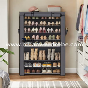 4 strato di 20 pairs titolari di Stoccaggio di <span class=keywords><strong>scarpe</strong></span> di <span class=keywords><strong>plastica</strong></span> rack organizer organizzatore scarpa scaffale - Product Image 6