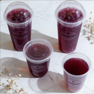 Gobelets en plastique PET transparents pour jus, 12 oz, jetables, vente en gros - Product Image 6