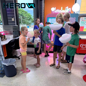 Distributeur automatique de barbe à papa HEROVR Retail Revolution, haute efficacité, longue durée de vie, écran tactile en acier inoxydable, compatible SDK - Product Image 2