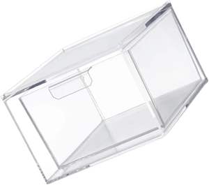 กล่องอะคริลิคใส่เครื่องสำอางแบบขายส่ง กล่องเก็บของพลาสติกแบบซ้อนได้พร้อมหูจับ สำหรับโต๊ะเครื่องแป้งและใต้ซิงค์ในห้องน้ำ - Product Image 4