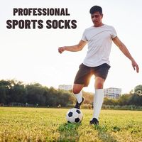 Chaussettes de sport à compression haute personnalisées pour la course à pied et le basketball, respirantes, absorbant la transpiration, option de logo personnalisé