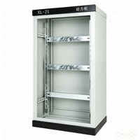 Armoire de distribution électrique triphasée 4 fils ZHUOLI XL-21 pour transmission d'énergie électrique, boîtier IP3X, verrouillage hybride, 220-400V