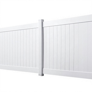 Outdoor White PVC Vinyl Privacy <strong>Fence</strong> Waterproof UV Protected <strong>Garden</strong> Fencing Panels <strong>for</strong> American Style Yard Backyard Patio <strong>Decor</strong> - Product Image 1