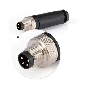 Hoge Kwaliteit Hot Verkoop Fabrikant M8 3 4 5 6 8 Pin Mannelijke Vrouwelijke Electr Kabel Connector