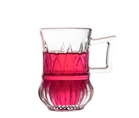 Verres à shot HANDGRIP, petites tasses à café, style britannique, temps de loisirs, tasses à thé de l'après-midi, qualité diamant, verrerie délicate en gros