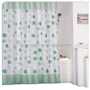 Shower <b>Curtains</b> With Best Printed Design <b>White</b> Color <b>Curtain</b> for bathroom use - Product Image 2