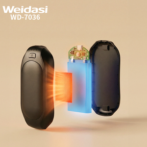 3000mAh Winter Mini Handwarmer Verwarmingskussen Type c Oplaadbare Handige Warmer Verwarming Zak Zwart Magnetische Elektrische Verwarming Warm - Product Image 2