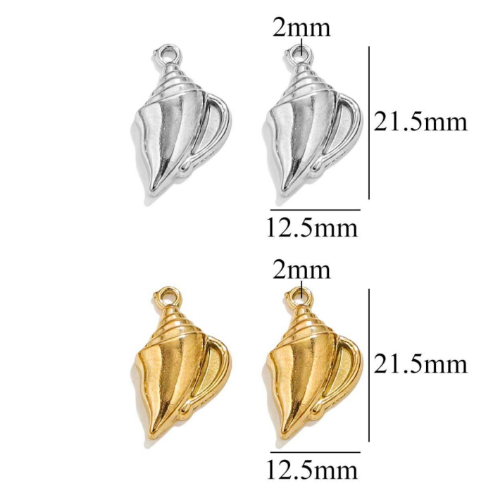 Conch charms 530