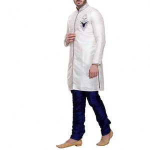 <span class=keywords><strong>Kurta</strong></span> เดรสลำลองสำหรับผู้ชายเสื้อผ้าอินเดีย - Product Image 6