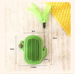 Juicepet son tasarım kaktüs şekli kedi oyuncak kedi kaşıntı-kabartma Scratcher yüksek kaliteli PP malzeme Catnip oyuncaklar kedi için sıcak satış - Product Image 5