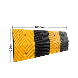 Chất lượng cao nặng màu vàng và màu đen cao su tốc độ vết sưng đường tốc độ vết sưng cho nhà để xe - Product Image 3