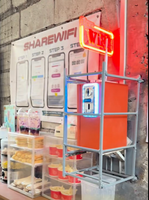 Máquina expendedora de WiFi con punto de acceso inalámbrico y sistema de gestión en la nube ShareWiFi con aplicación gratuita