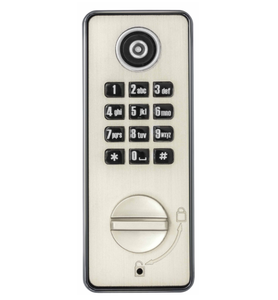 Serrure <span class=keywords><strong>de</strong></span> porte <span class=keywords><strong>de</strong></span> sécurité au style épuré, personnalisable, qui vaut le coup d'être achetée, avec 2 piles AAA <span class=keywords><strong>de</strong></span> 1,5 V, pour armoire électronique - Product Image 2