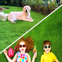 Césped Artificial Seguro para Mascotas, 30-50 mm, Hecho en China, Alfombra Decorativa para Jardín, Paisajismo, Interiores y Exteriores