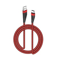 Kabel Data pengisi daya Super cepat, kabel Data ponsel tipe C, kabel pengisian daya USB Tipe C untuk S8 S9