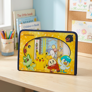 Set de Papelería Coreano de Plástico con Diseño de Pokémon Pikachu, Útiles Escolares para Niños, Lápiz, Borrador, Cuaderno, Anime, Dibujos Animados, Regalo para Estudiantes, Venta al Por Mayor - Product Image 3