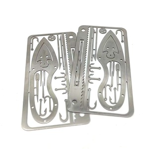 Multi Functional Survival Tools With Fish Hooks Stainless Steel 10.1cm Outdoor Activities Fishing Gear - Product Image 1