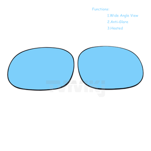 Verre de rétroviseur latéral gauche et droit pour Peugeot <span class=keywords><strong>206</strong></span> 207 2004-2008, verre de rétroviseur chauffant - Product Image 6