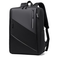 Mochila Masculina de Moda al por Mayor con Logotipo Personalizado, Ligera, Duradera, Resistente al Agua, Gran Capacidad, con Carga USB