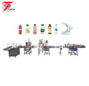 Good Price Automatic Small Scale Ink Liquor Milk Tea Wine Drops PET Bottle Liquid Filling Capping Double Side <strong>Labeling</strong> <strong>Machine</strong> - Product Image 1