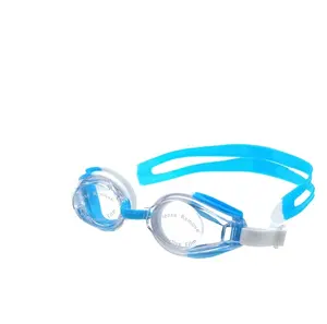 Kacamata renang anak, lensa mata/berenang pelindung UV Anti kabut silikon tahan air bisa disesuaikan warna-warni