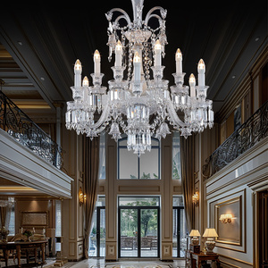 Đèn chùm pha lê lớn Phòng khách Nhà hàng Khách sạn Tiệc sang trọng Đèn chùm pha lê Đèn trang trí Ánh sáng trang trí Cristal Lustre - Product Image 4