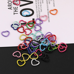 แหวนโลหะรูปดาวหัวใจหลากสีสัน สำหรับทำเครื่องประดับ DIY เชื่อมต่อสร้อยข้อมือ สร้อยคอ แบบผสมผสาน - Product Image 4