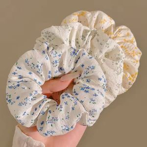 Coleteros Elásticos de Tela con Flores Pequeñas Estilo Coreano, Unisex, para Mujeres y Niñas, Precio Económico, Alta Calidad - Product Image 3