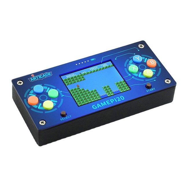 AIsmartlink Waveshare Raspberry PI Zero WH Handheld Game Console 2 Screen Onboard Speaker Headphone Jack Package Accessory Pack