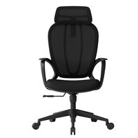 Chaise de bureau moderne et confortable en maille, réglable en hauteur, ergonomique et pivotante