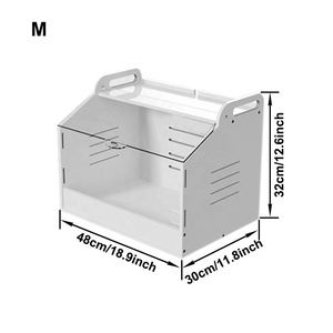 30.7 pouces <span class=keywords><strong>Extra</strong></span> <span class=keywords><strong>Large</strong></span> PVC Reptile Enclos Cailles Nichoirs Bébé Poussin Couveuse <span class=keywords><strong>Cage</strong></span> Boîte Cages Cailles À Vendre - Product Image 2