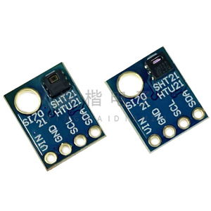 โมดูลเซ็นเซอร์ความชื้นใน SHT21 GY21 I2C การตรวจจับอุณหภูมิอินเทอร์เฟซและความชื้น - Product Image 1