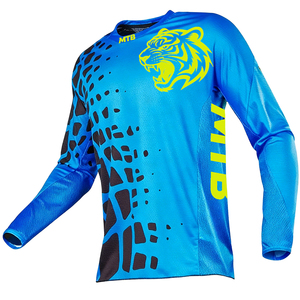 Jersey de Ciclismo <span class=keywords><strong>MTB</strong></span> de Secado Rápido, Manga Larga, Diseño Camuflado, Transpirable, para Hombre - Product Image 1