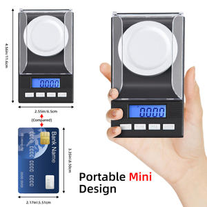 Changxie kustom 10g 20g 50g 100g berat 0.001g kualitas terbaik berat Gram saku Digital berlian emas perhiasan timbangan berat - Product Image 5