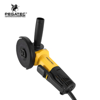 Meuleuse d'angle professionnelle 900W sans balais en alliage d'aluminium multi-usages 125mm avec disques de meulage et outils