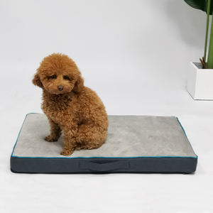 YangyangPet Ortho pä disches <span class=keywords><strong>Gel</strong></span> Memory Foam Hunde matte Abnehmbarer wasch barer Samt bezug Wasserfeste Sherpa-Bett matte für Hunde - Product Image 2