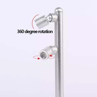 Projecteur LED multi-têtes rechargeable pour bijoux, 2W/3W/5W, éclairage de vitrine, musée, exposition artisanale