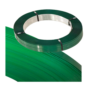 <span class=keywords><strong>Bande</strong></span> <span class=keywords><strong>de</strong></span> cerclage en acier prélaqué vert ciré <span class=keywords><strong>de</strong></span> 3/4 po à bon <span class=keywords><strong>prix</strong></span> pour l'emballage industriel, conforme à la norme ASTM - Product Image 5