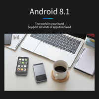 Hbnkh Muestra Gratuita Reproductor MP4 MP3 con Pantalla Táctil IPS de 4 Pulgadas Android 8.1 Compatible con la Personalización de Colores y Programas del Reproductor