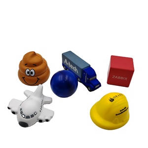 Pelota Antiestrés de Espuma con Forma Personalizada de Logotipo, Pecho, Corazón, Balón de Fútbol, Cubo, Juguete Antiestrés, Pelota de Alivio para Halloween - Product Image 2