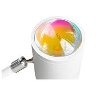 Lampu meja matahari terbenam berkepala ganda, lampu LED suasana ombak air merah jaring untuk ruang tamu kamar tidur latar belakang Studio